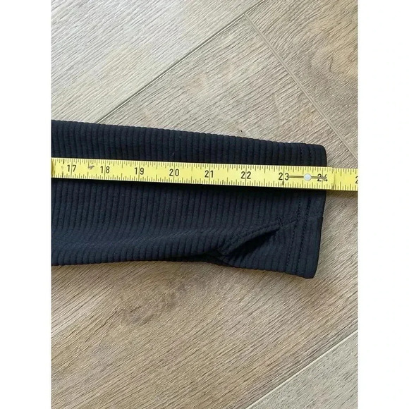 Adidas Golf Essential Women's Ribbed Jacket Textured Black Long Sleeve Sz L - Picture 9 of 11